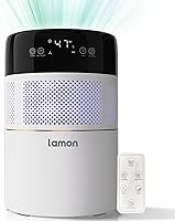 Lamon® Evaporative Humidifier, 400ml/H Cool Moisture Humidifier and Air Purifier with Anion & Filter for Baby, Kid...